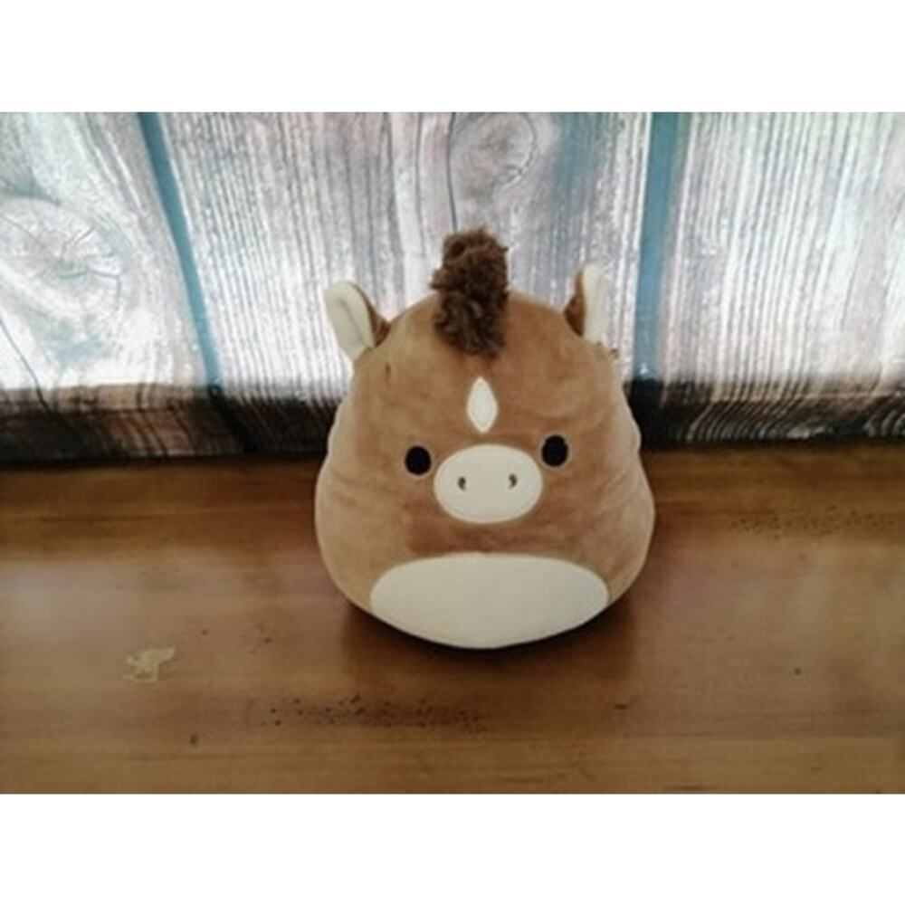 Squishmallows Philip theHorse Plush‎ Brown & Cream Kellytoy 8"